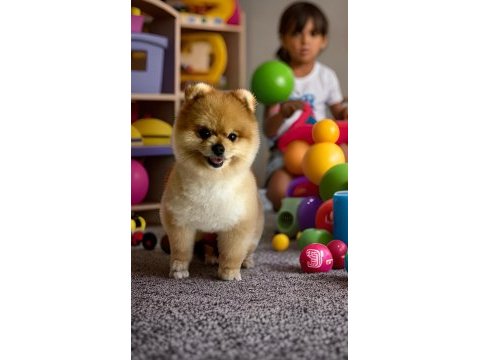Orange dark ayı surat pomeranian boo 2 aylık erkek yavru