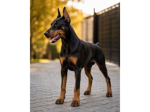 Çivi gibi doberman estetikli yavrular