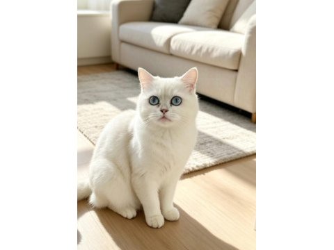 Mavi gözlü prenses british shorthair yuvasını arıyor