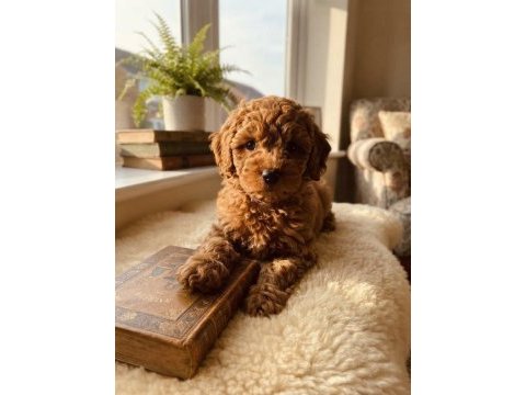 Toy poodle köpeği
