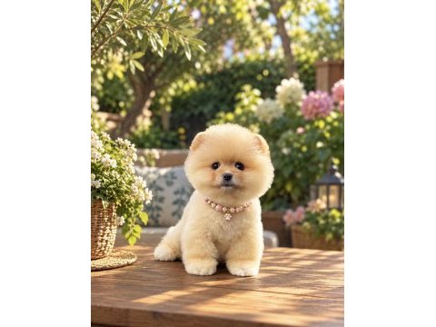 Ayıcık surat pomeranian boo yavrumuz