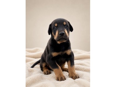 Üst kalite doberman yavrular