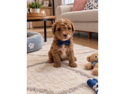 Minik poodle oğlum