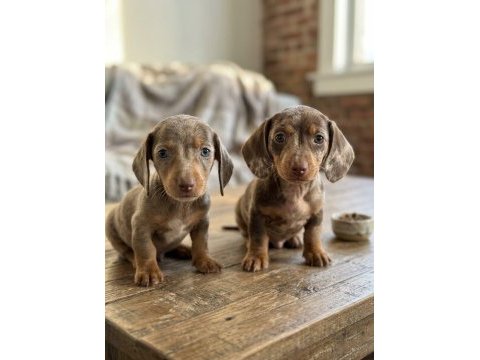 Mini boy choco merle dachshund yavrularımız garantili
