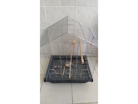 Paslanmaz büyük boy kuş kafesi