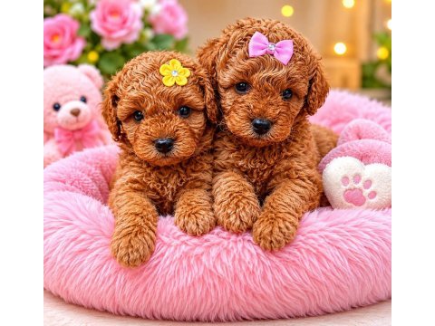 Toy poodle bebekler