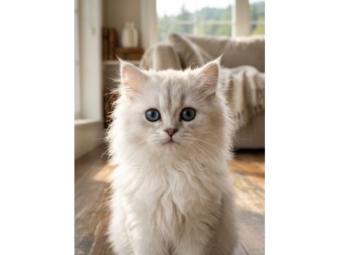 Safkan pofuduk british longhair yavru