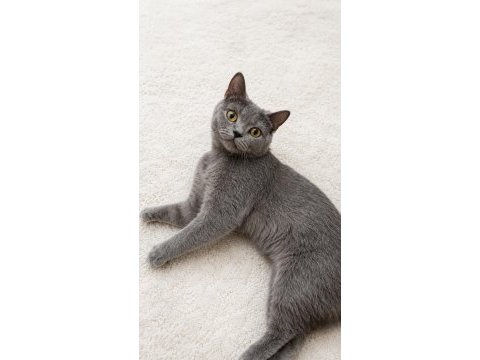 Luci british shorthair 4 aylık yeni yuvasını bekliyor