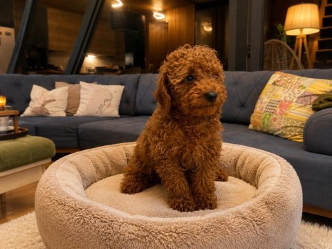 Toy poodle ve teacup red yavrular yeni ailelerini bekliyor